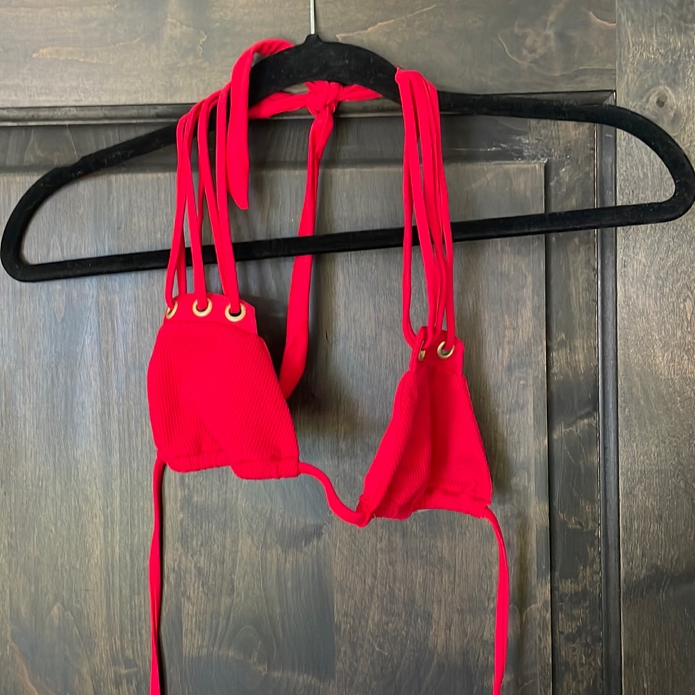 Beach Bunny String Triangle Top Rob Tide Strappy Triangle Top